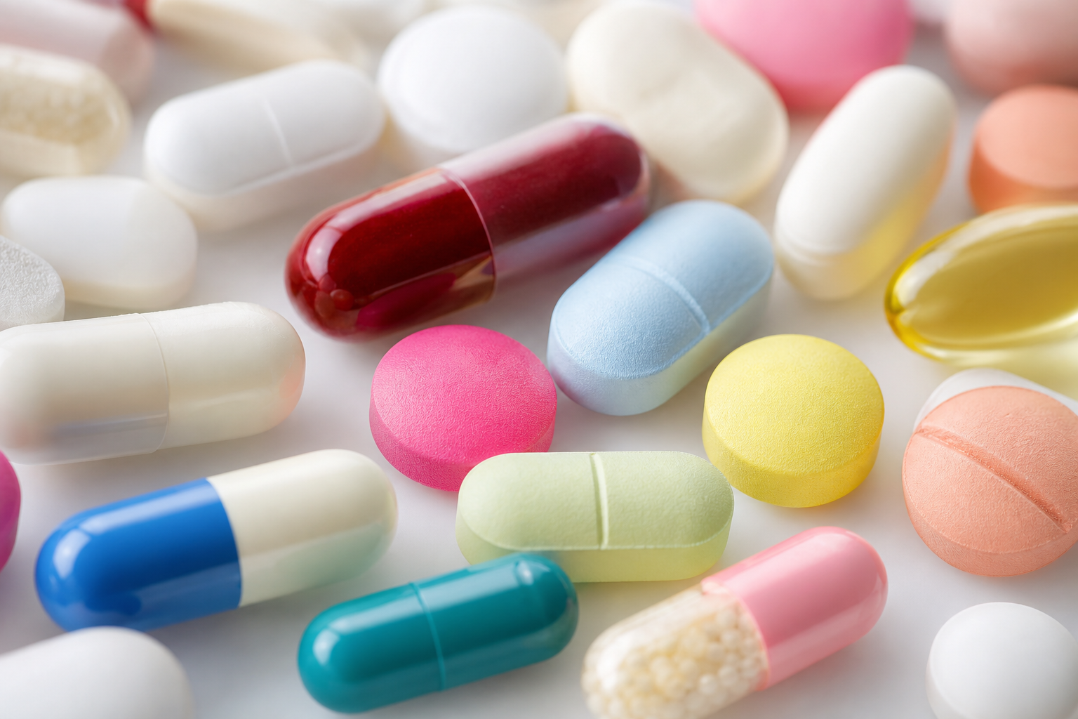 Verschiedene Potenzmittel-Tabletten zur Behandlung von erektiler Dysfunktion
